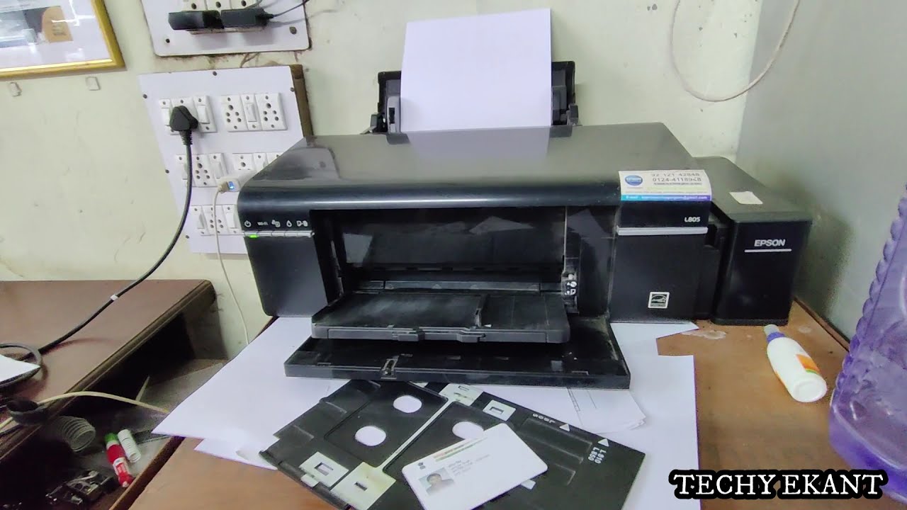 Epson L805 Id Card Printing Software